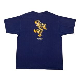 Vintage 90s Walt Disney Faded Blue Tigger Winnie the Pooh T Shirt USA Made